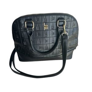 London Fog - Kate Dome Satchel - Black Handbag